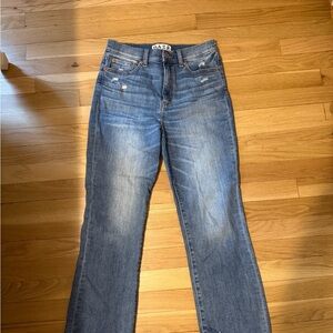 DAZE Women's Flare Blue Jeans